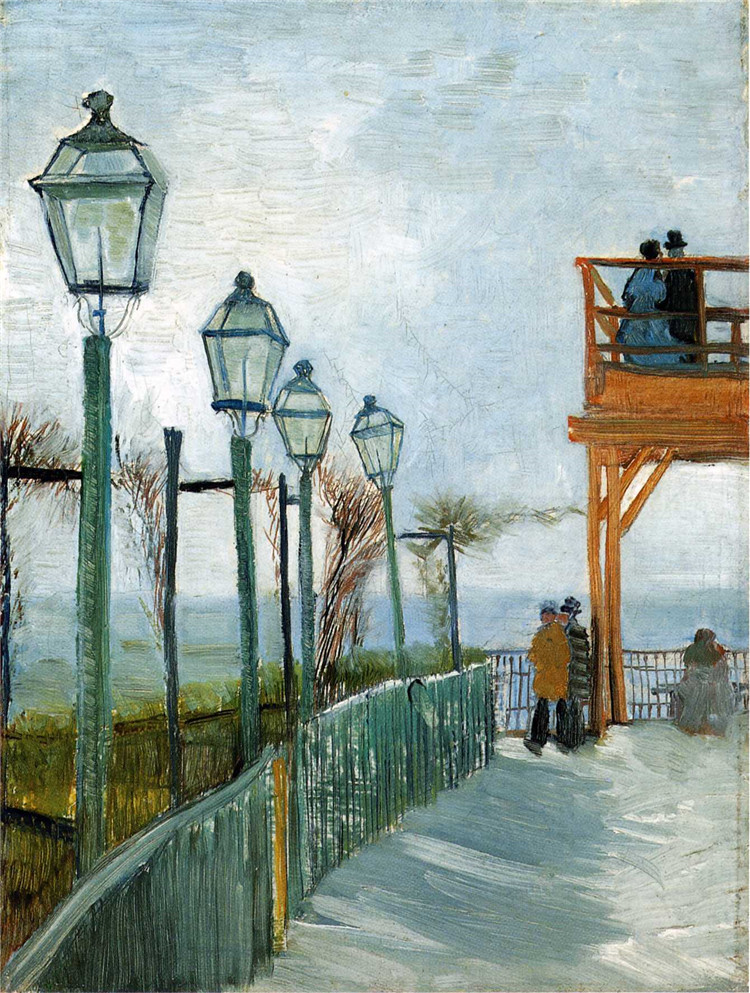 Montmartre Vincent Willem Van Gogh Oil Painting